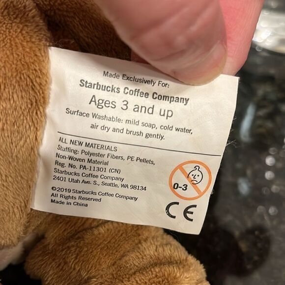 STARBUCKS KANGAROO Bear & Baby JOEY 2019.  11” Approx. POUCH. Australia - Picture 10 of 11